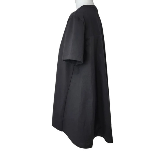 COS Womens Cotton  High Low Top Size Small Black - Picture 3 of 7